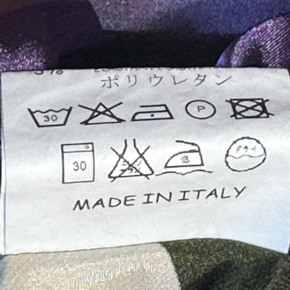 Koan Elegant Purple Geometric Italian Dress 6 - Picture 6 of 11